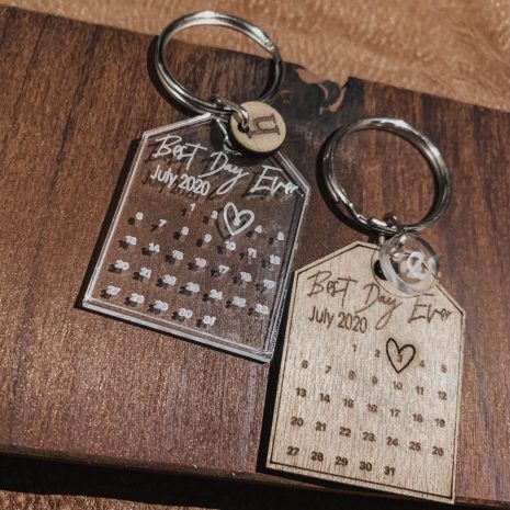 Best Day Ever_calendar keyring set