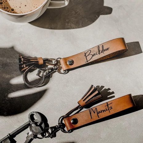 Tassel loop keyring Tassel loop keyring