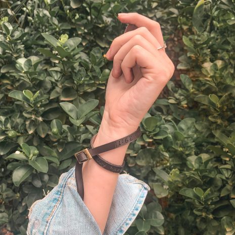 woman_s wrap around leather bracelet woman_s wrap around leather bracelet