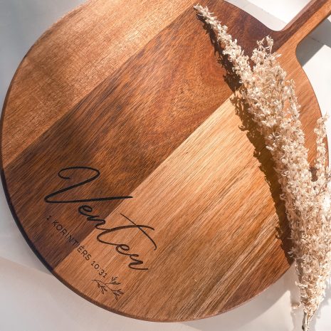 Mini Acacia Round Board B Mini Acacia Round Board B