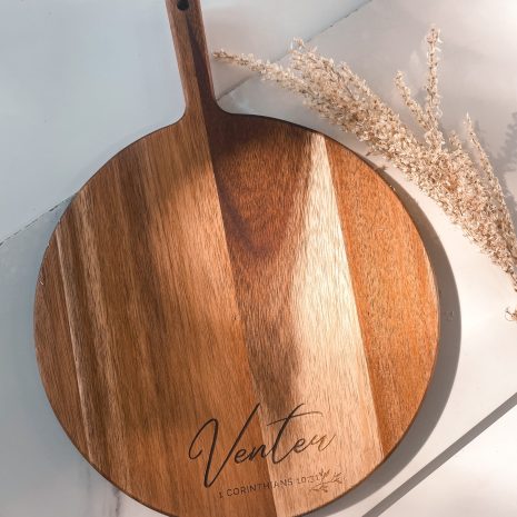 Mini Acacia Round Board C Mini Acacia Round Board C