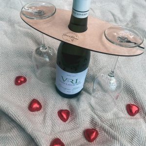 Picnic Wooden Wine Carrier