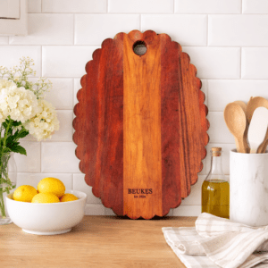 Curvy Oval Kiaat Board